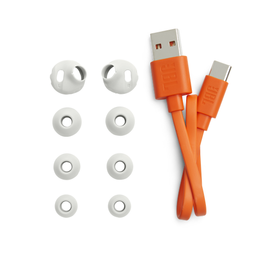 JBL Endurance Race TWS - White - Waterproof true wireless active sport earbuds - Detailshot 4 image number null